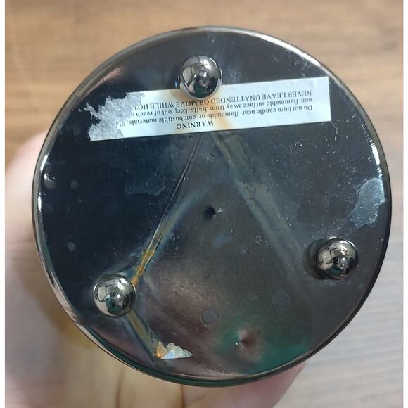 Green Glass Dragonfly Candle Holder Tea light Votive - Picture 3 of 3